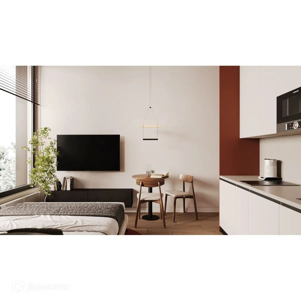 Планировка студии квартиры 25.7 м² в ЖК МОСКО, г. Санкт-Петербург — фото 4