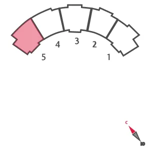 Планировка 4-комнатной квартиры 108.5 м² в ЖК Морская набережная, г. Санкт-Петербург — фото 2