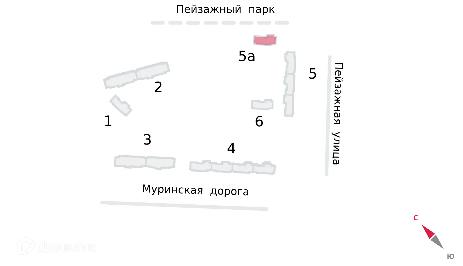 Планировка 3-комнатной квартиры 64.1 м² в ЖК Цветной город, г. Санкт-Петербург — фото 2