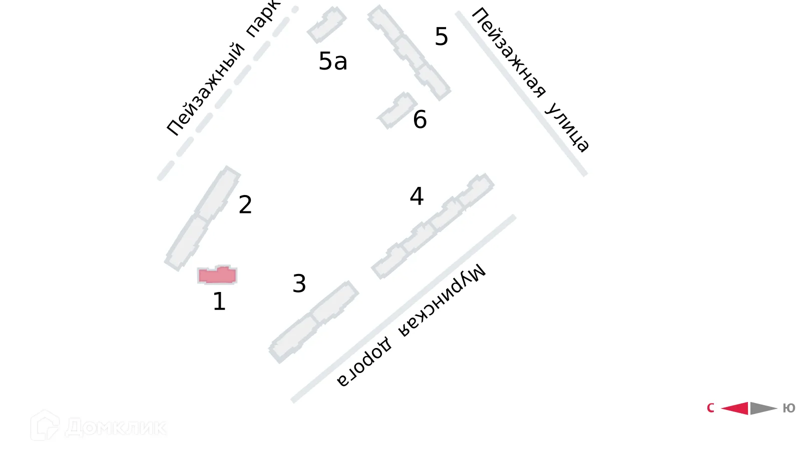 Планировка 1-комнатной квартиры 32.8 м² в ЖК Цветной город, г. Санкт-Петербург — фото 2