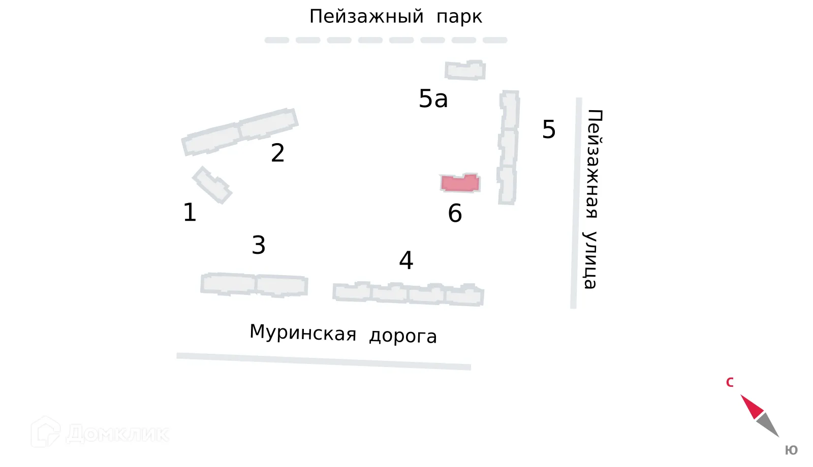 Планировка 1-комнатной квартиры 32.6 м² в ЖК Цветной город, г. Санкт-Петербург — фото 2