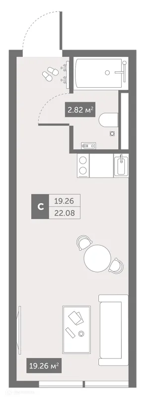 Квартира в ЖК Zoom Черная Речка