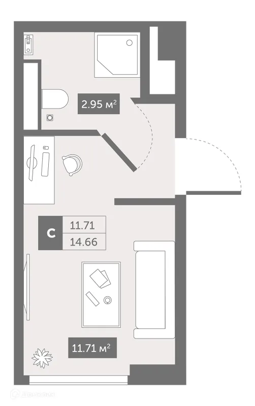 Квартира в ЖК Zoom Черная Речка