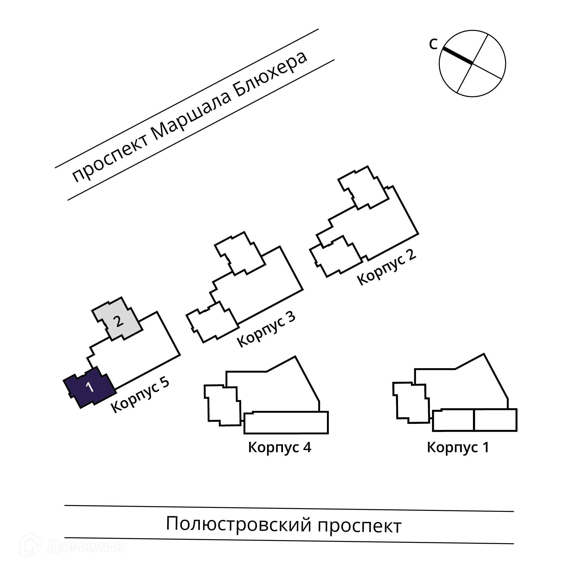 Планировка студии квартиры 27.1 м² в ЖК БелАрт, г. Санкт-Петербург — фото 3