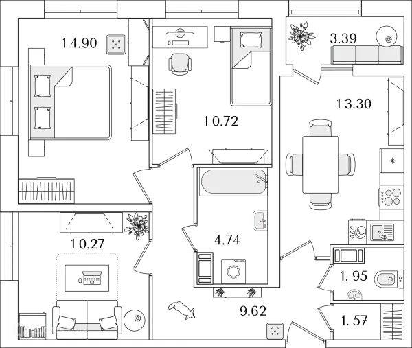 Квартира в ЖК БелАрт