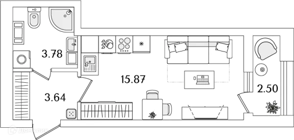 Квартира в ЖК БелАрт