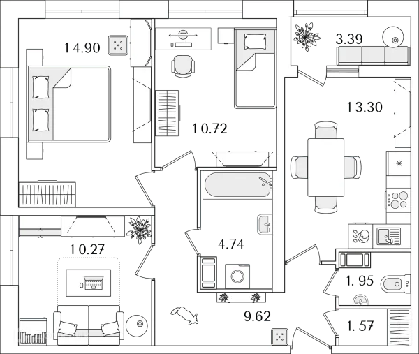 Квартира в ЖК БелАрт