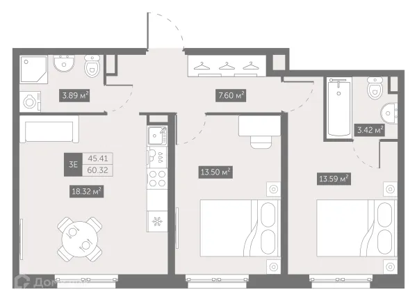 Квартира в ЖК "ZOOM на Неве"