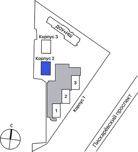 Планировка 1-комнатной квартиры 39.1 м² в ЖК Академик, г. Санкт-Петербург — фото 3