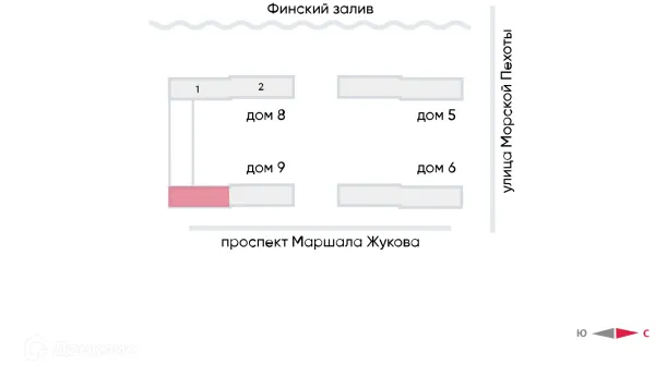 Квартира в ЖК Морская миля