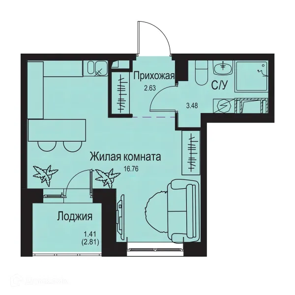 Квартира в ЖК ID Kudrovo II (Айди Кудрово II)