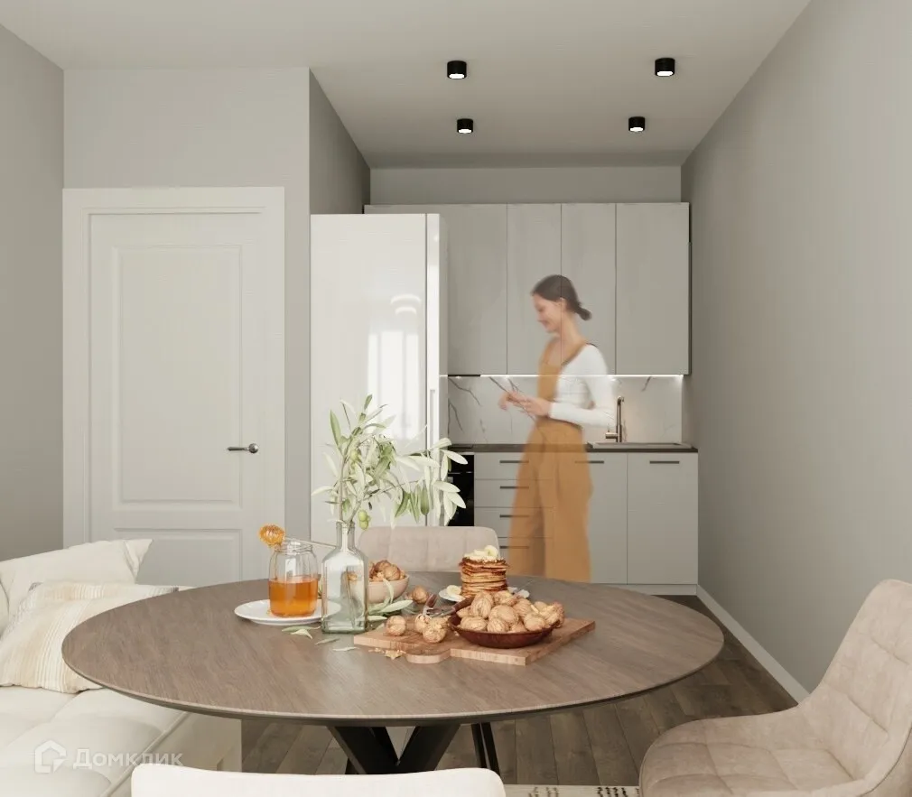 Планировка 1-комнатной квартиры 37.74 м² в ЖК Новикола, г. Санкт-Петербург — фото 14