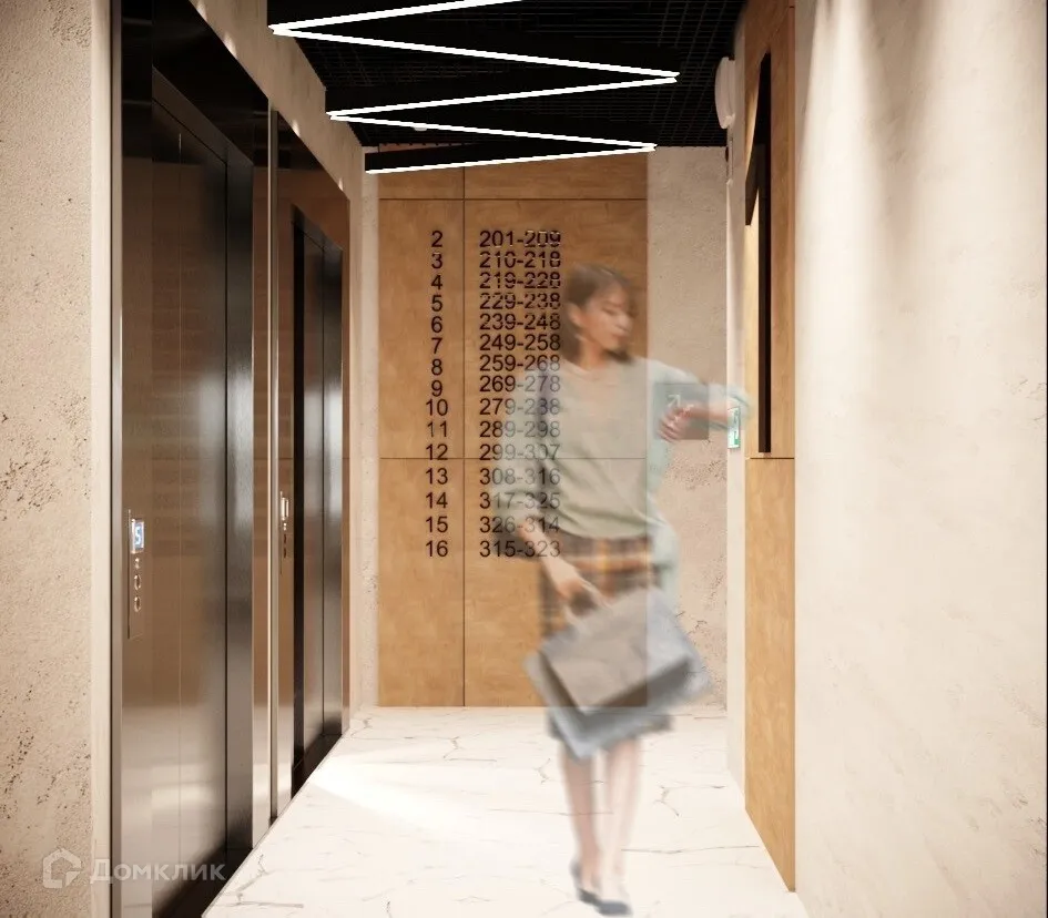 Планировка 1-комнатной квартиры 46.63 м² в ЖК Новикола, г. Санкт-Петербург — фото 18