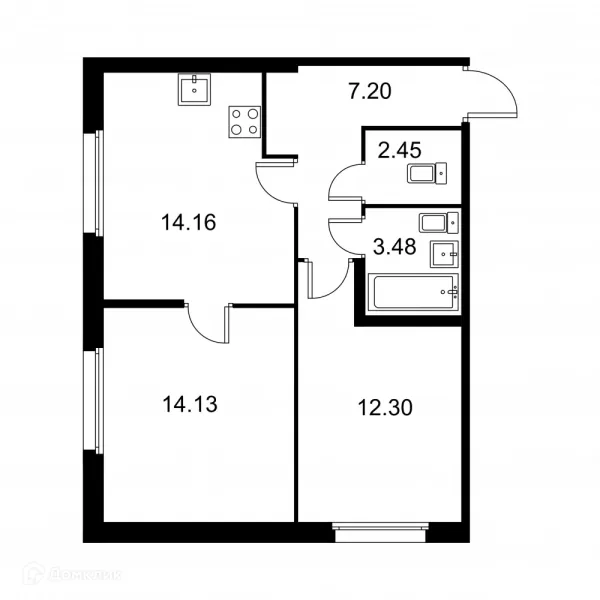 Квартира в ЖК Квартал Заречье