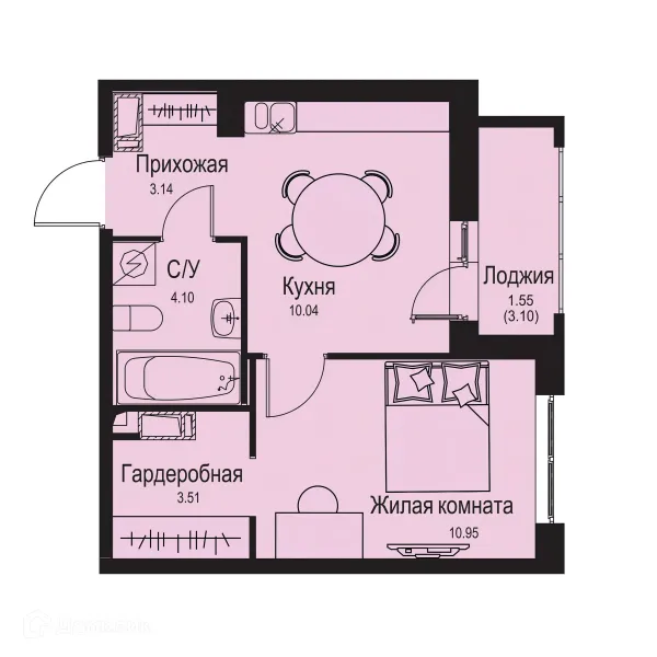 Квартира в ЖК ID Kudrovo II (Айди Кудрово II)