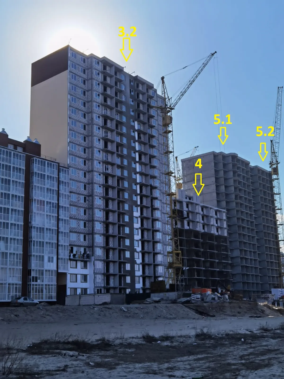 ЖК "ВОЛНА 1" ход строительства