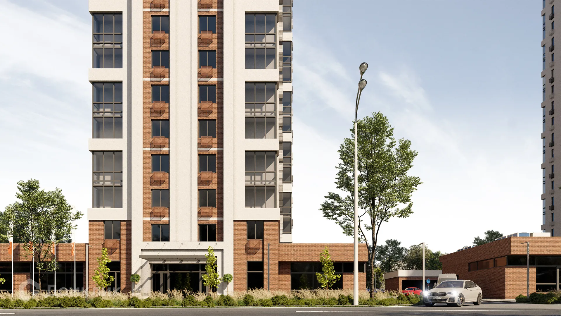 Планировка 1-комнатной квартиры 44.3 м² в ЖК ТИТУЛ, г. Воронеж — фото 18