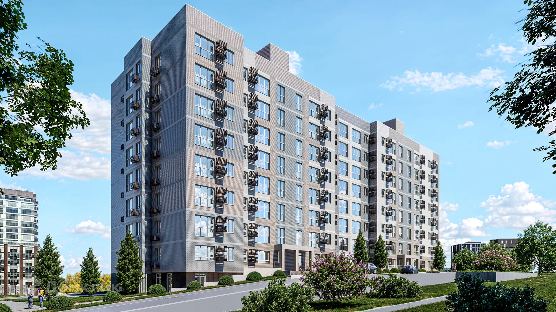 Планировка 2-комнатной квартиры 44.73 м² в ЖК Гармония, г. Волгоград — фото 4