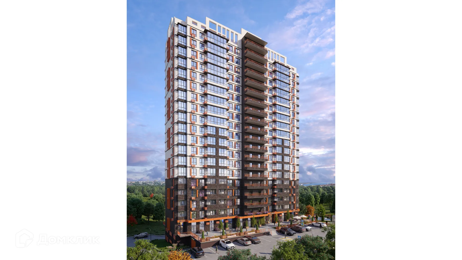 Планировка 2-комнатной квартиры 61.09 м² в ЖК Фаренгейт, г. Волгоград — фото 11