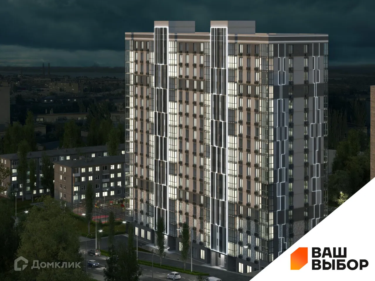 Планировка 2-комнатной квартиры 58.25 м² в ЖК "Графит", г. Волгоград — фото 6