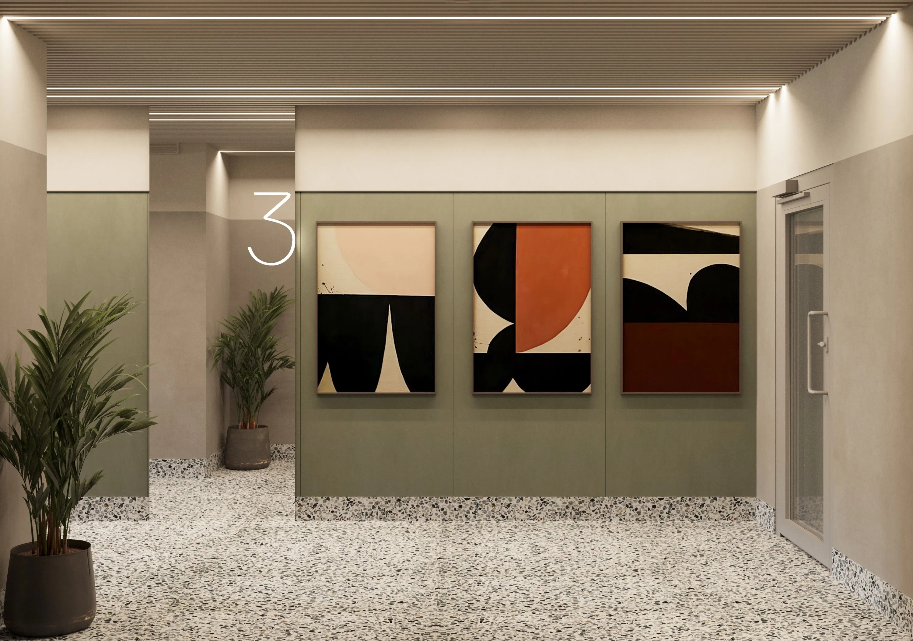 Планировка 2-комнатной квартиры 66.03 м² в ЖК ЖК Художники, г. Волгоград — фото 10