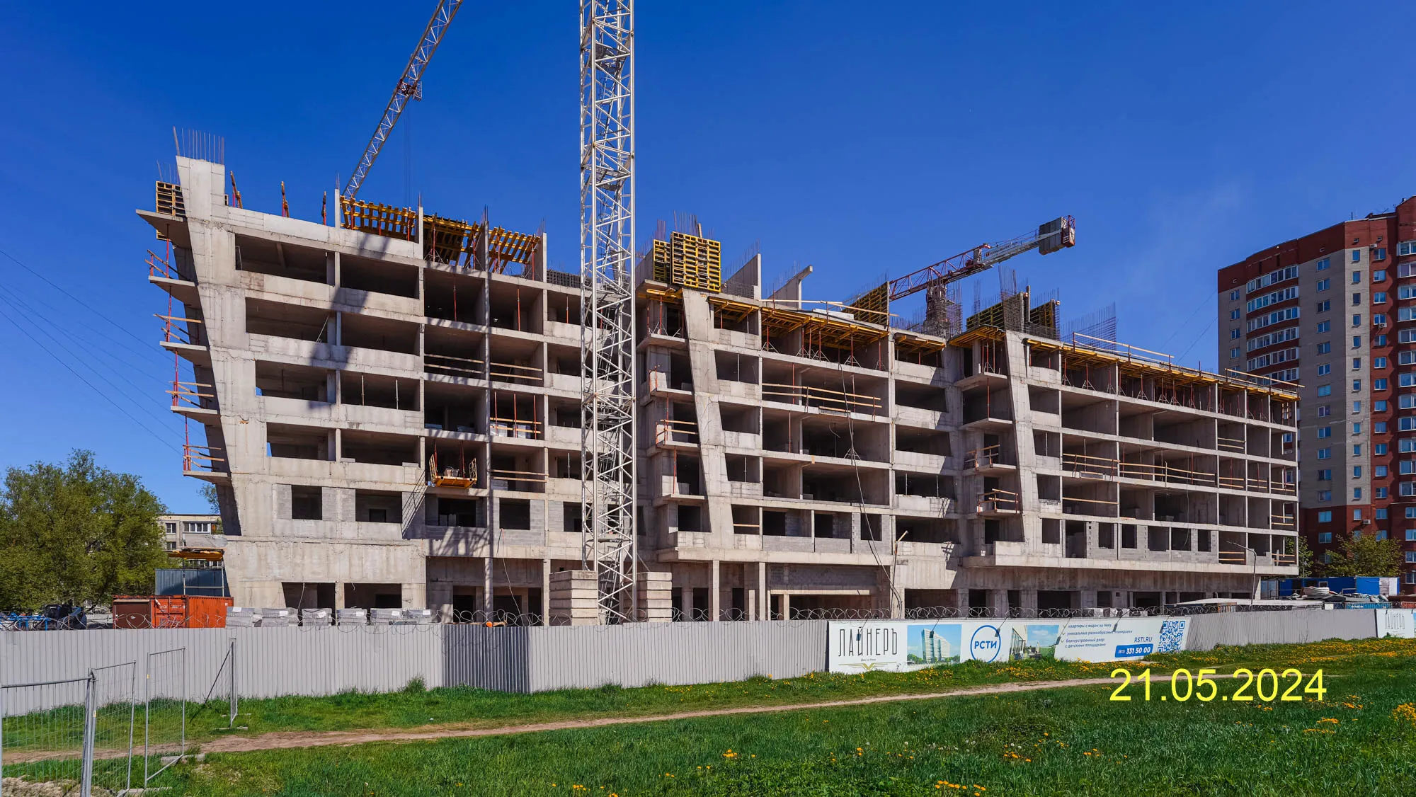 ЖК Лайнеръ ход строительства
