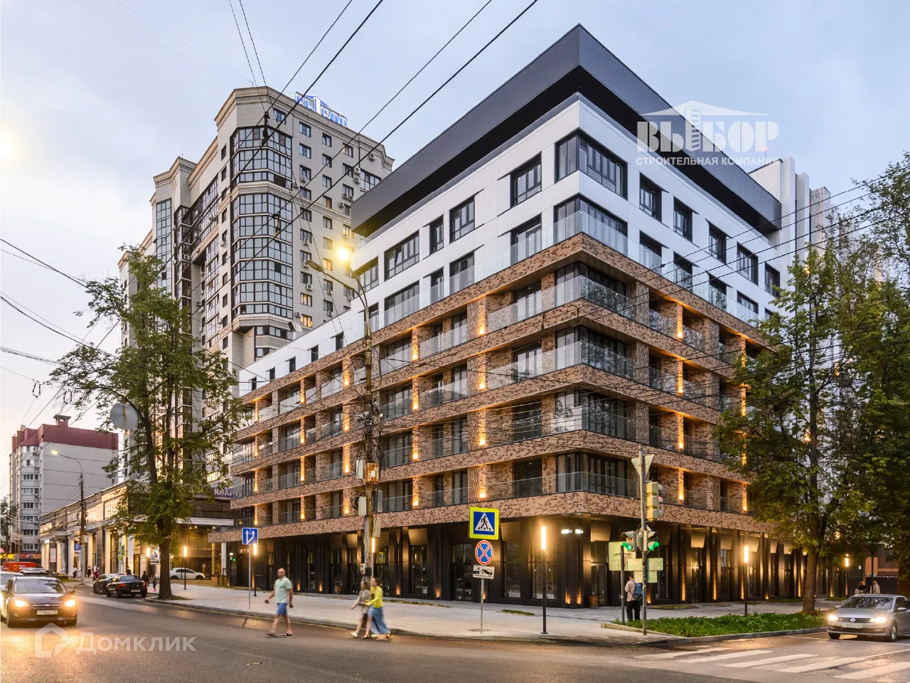 Планировка 1-комнатной квартиры 43.55 м² в ЖК PROMETHEUS, г. Воронеж — фото 1