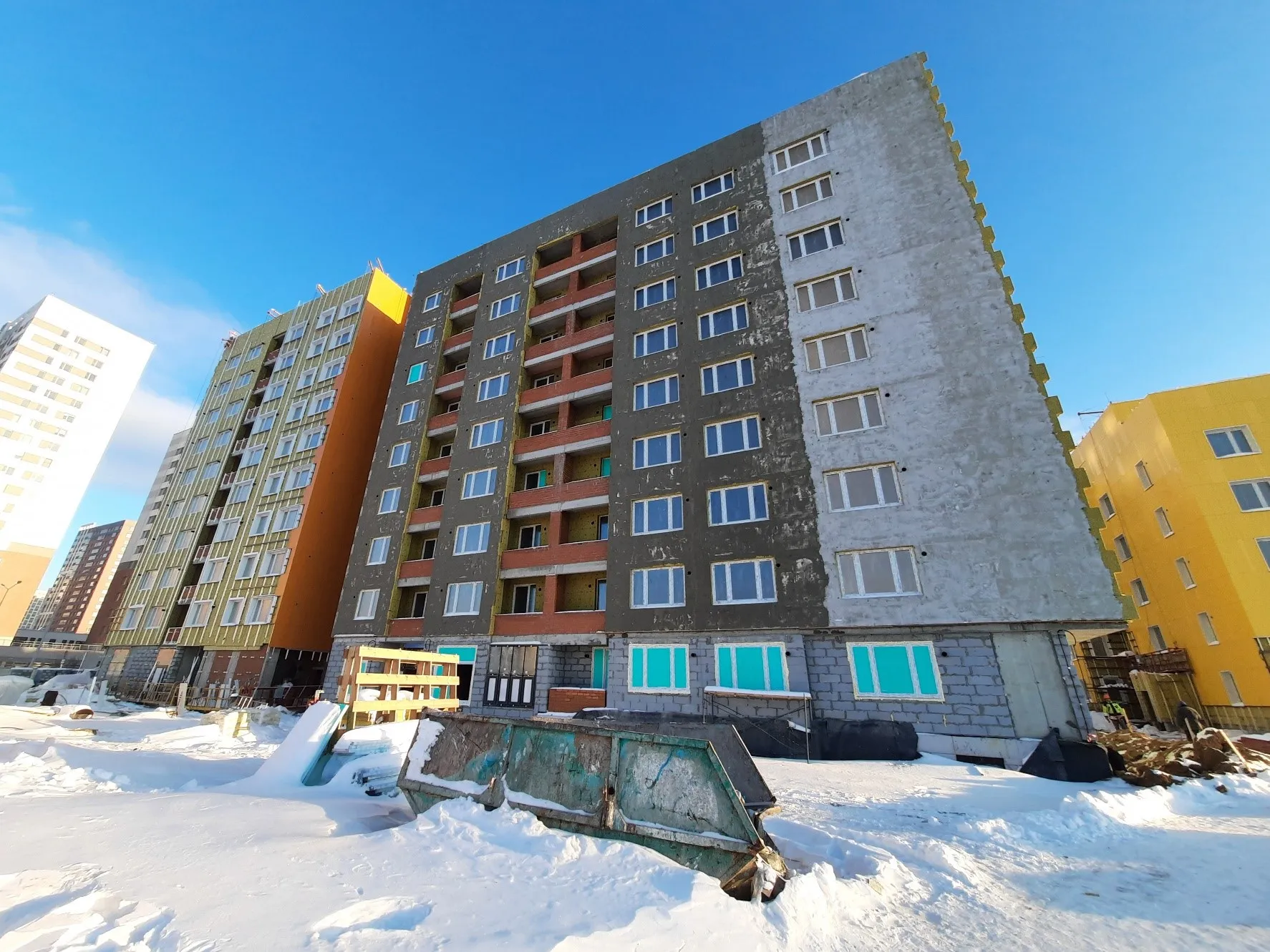 ЖК Кварталы Конструктивизма ход строительства