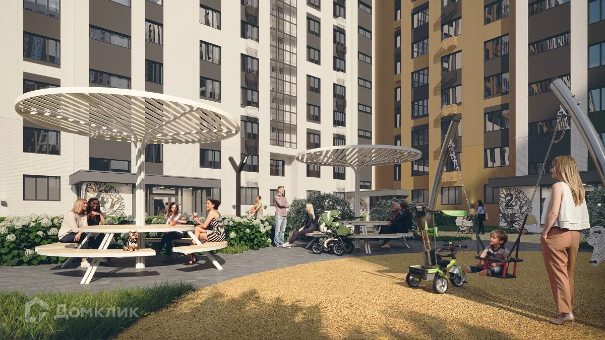 Планировка 3-комнатной квартиры 89.9 м² в ЖК Яблоневые сады, г. Воронеж — фото 25