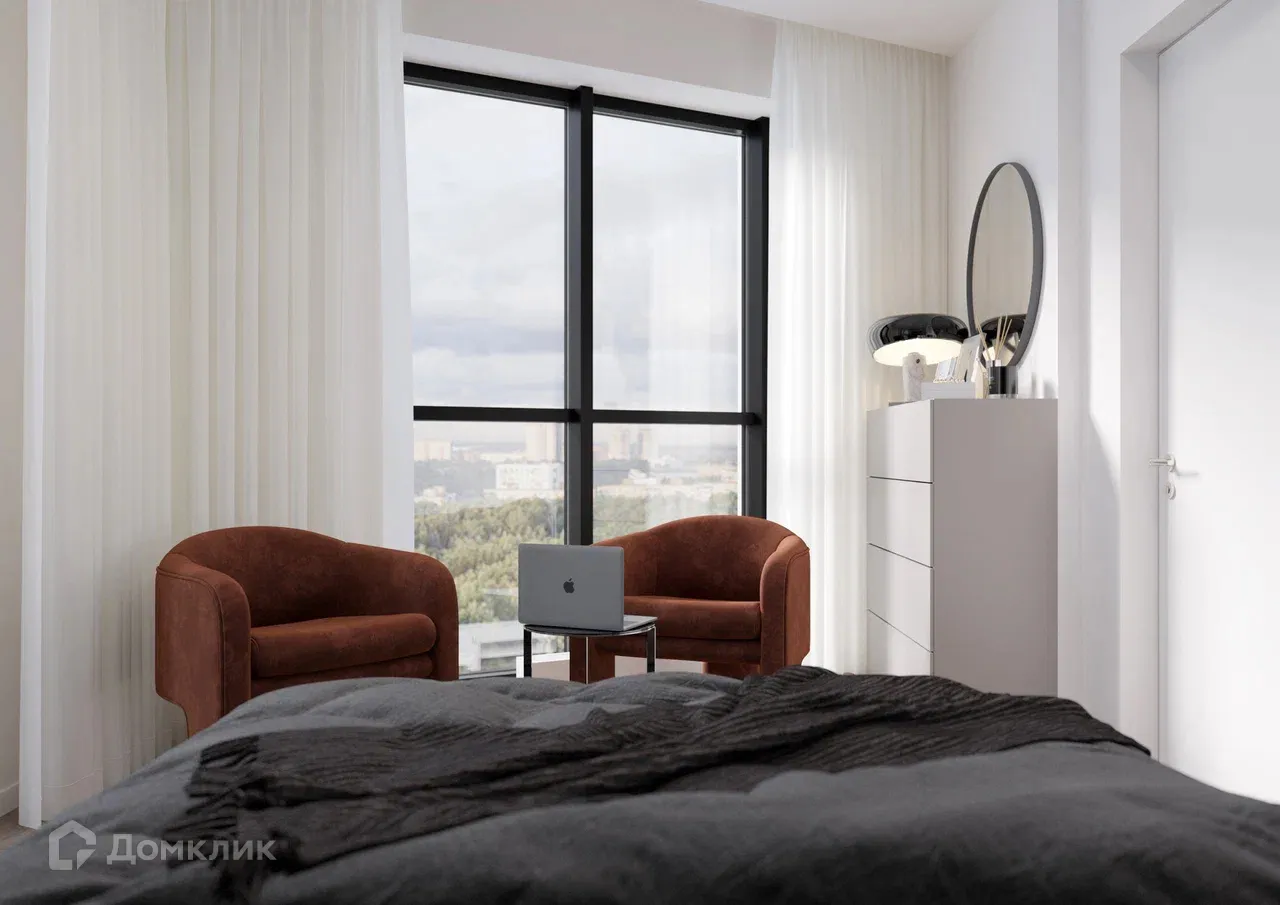 Планировка 1-комнатной квартиры 40.09 м² в ЖК Z-town (Зет-таун), г. Воронеж — фото 6