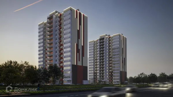 2 комн. в ЖК Рубин