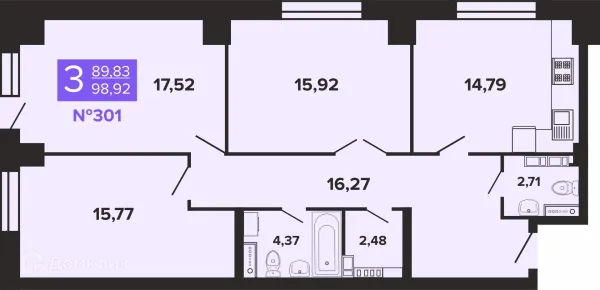 Квартира в ЖК Художники