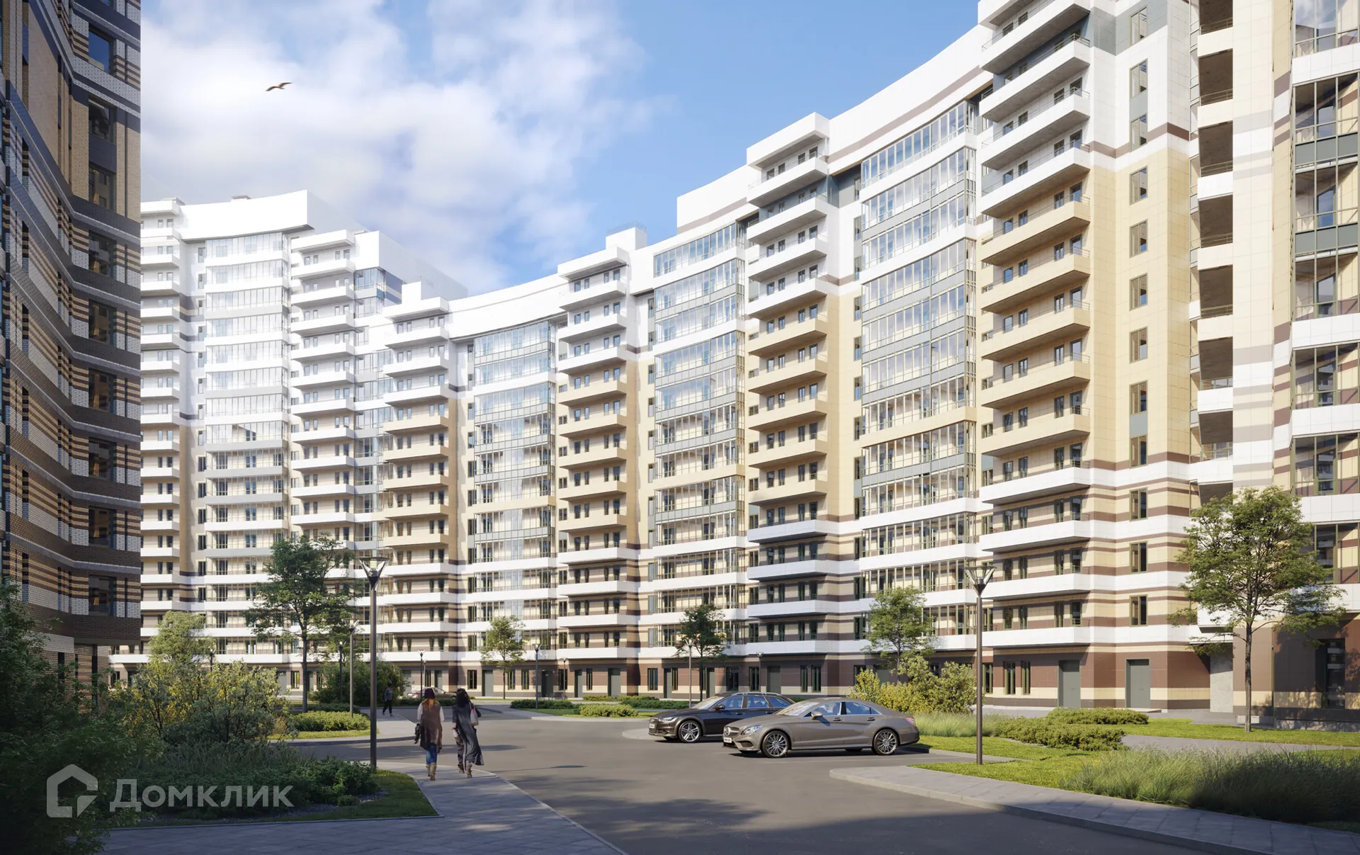 Планировка 3-комнатной квартиры 96.7 м² в ЖК Приморский квартал, г. Санкт-Петербург — фото 7