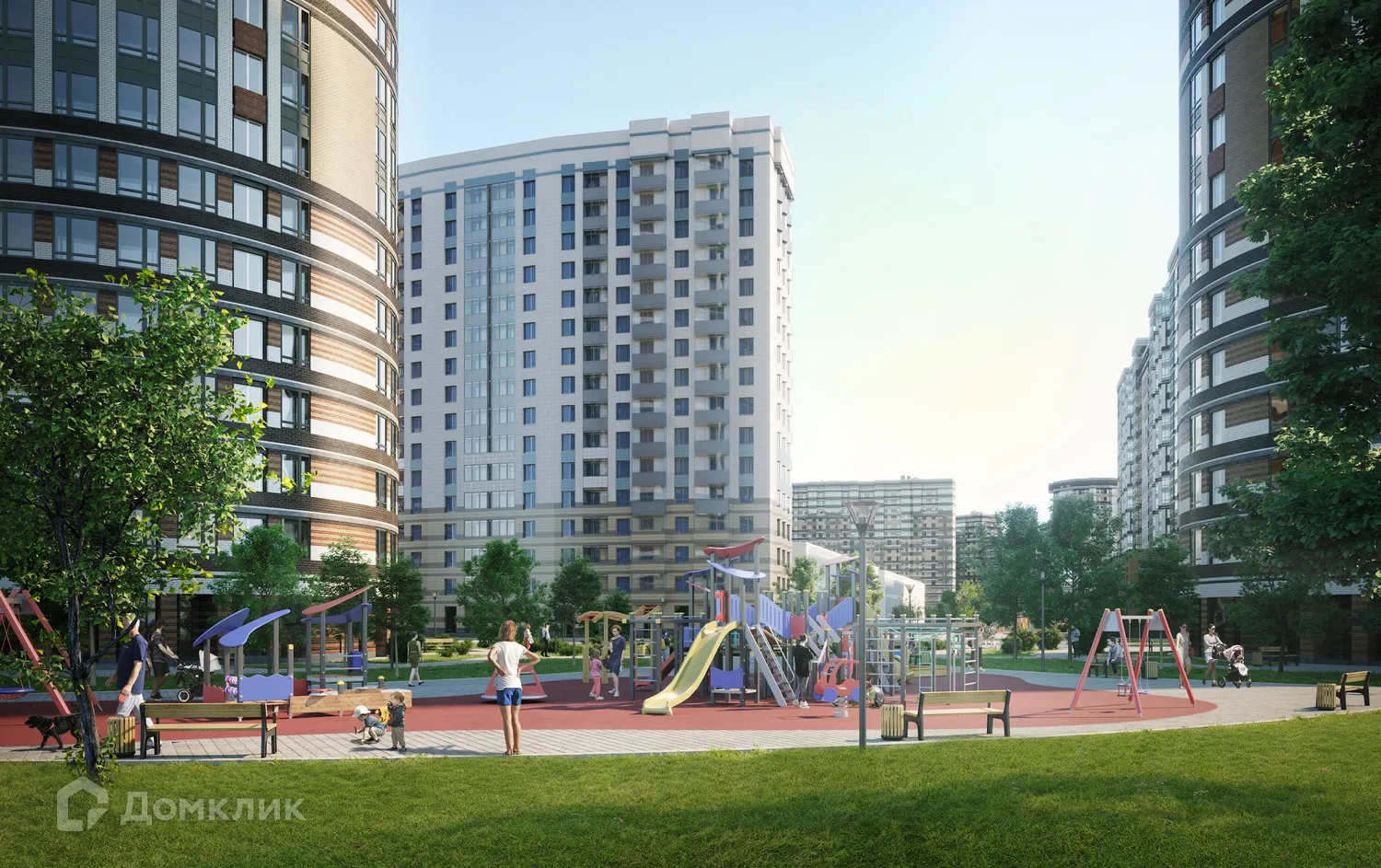 Планировка 3-комнатной квартиры 96.7 м² в ЖК Приморский квартал, г. Санкт-Петербург — фото 8