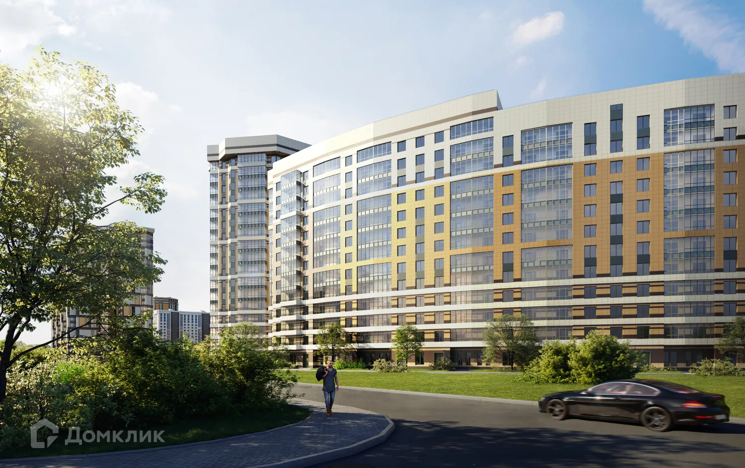 Планировка 3-комнатной квартиры 96.7 м² в ЖК Приморский квартал, г. Санкт-Петербург — фото 10