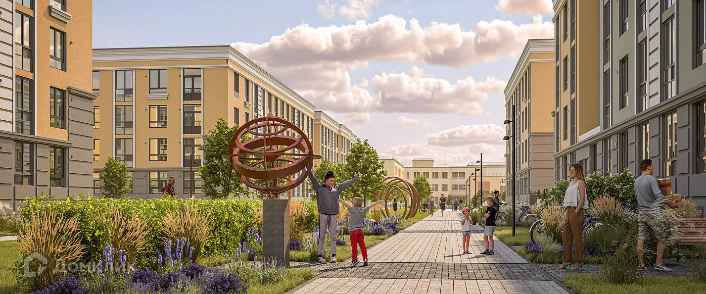 Планировка 1-комнатной квартиры 38.93 м² в ЖК Жилой квартал Дубровский, г. Санкт-Петербург — фото 4