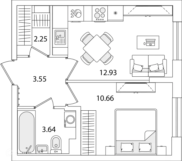 Квартира в ЖК Кинопарк