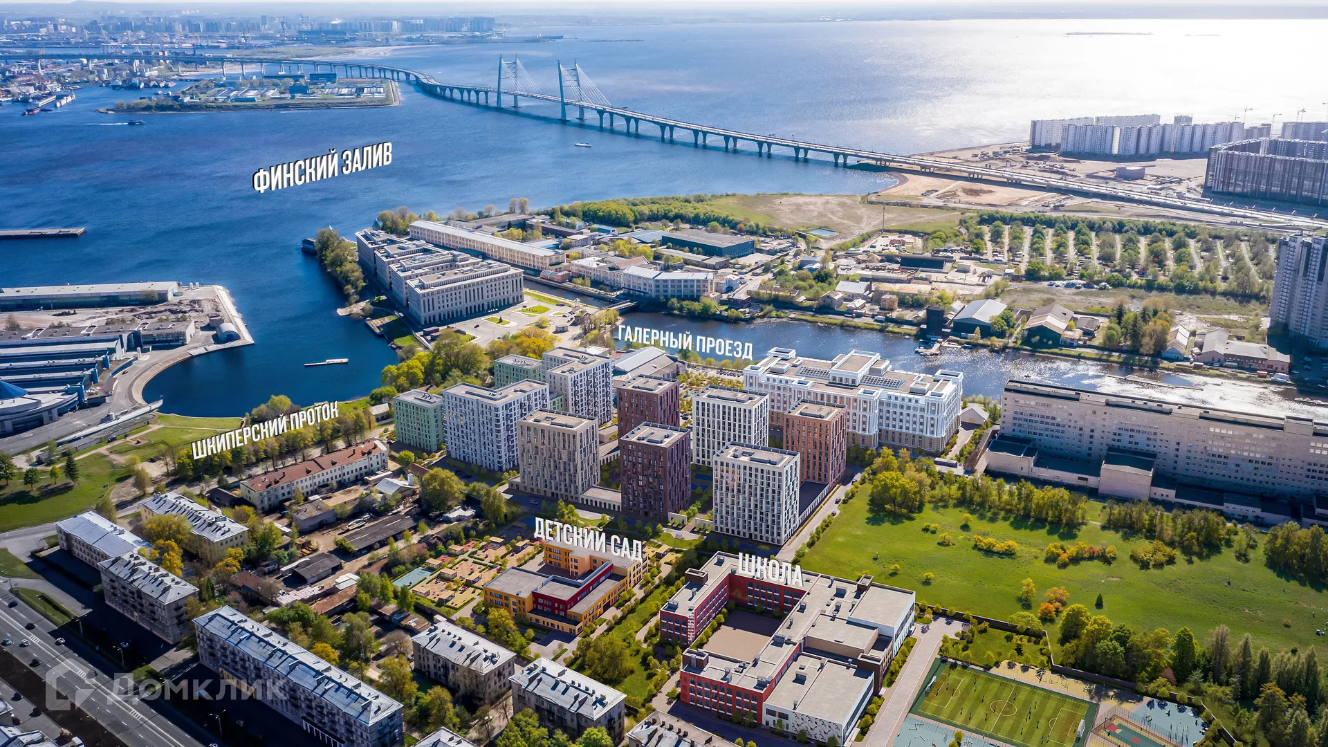 Планировка 3-комнатной квартиры 105.3 м² в ЖК Шкиперский 19, г. Санкт-Петербург — фото 3