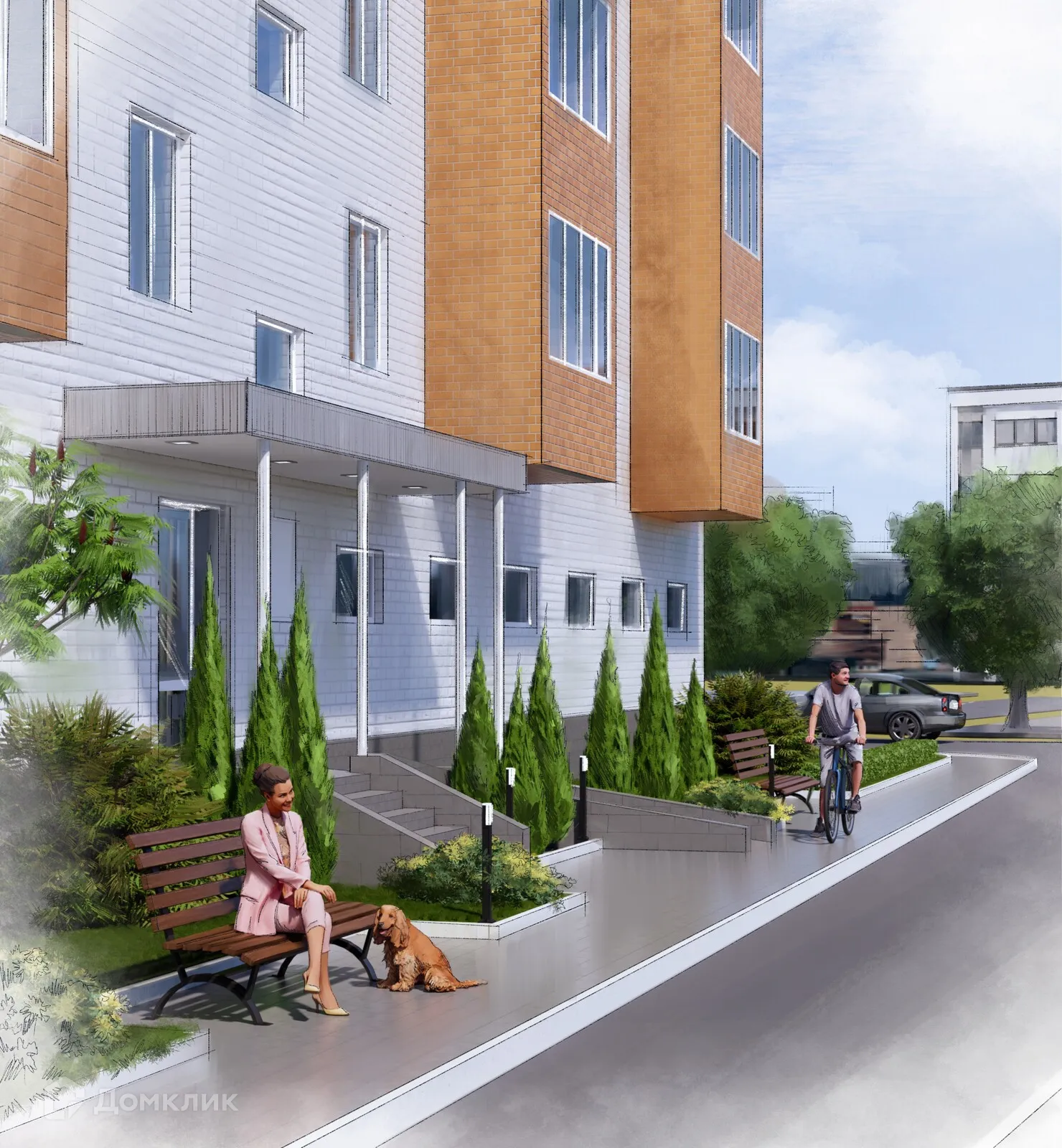 Планировка 2-комнатной квартиры 48.49 м² в ЖК по улице Полины Осипенко, г. Волгоград — фото 3