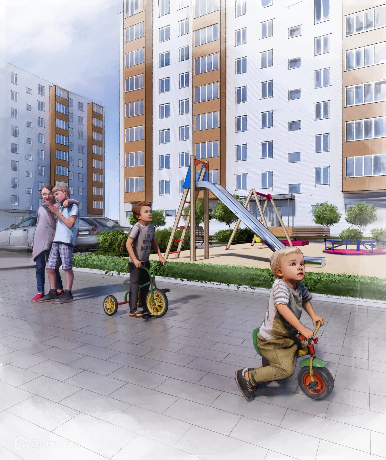 Планировка 2-комнатной квартиры 48.49 м² в ЖК по улице Полины Осипенко, г. Волгоград — фото 4