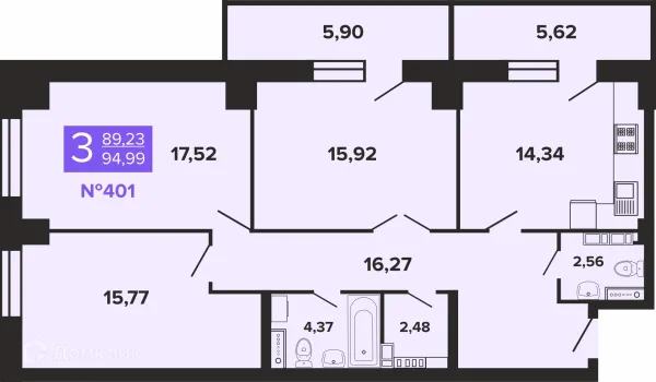 Квартира в ЖК Художники