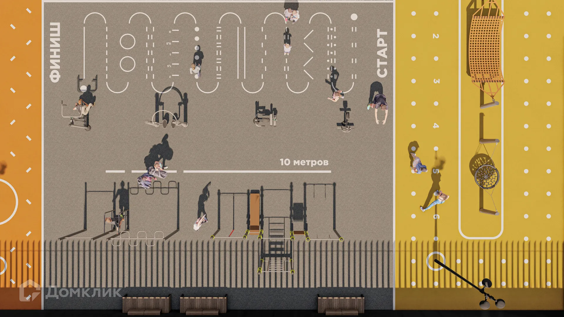 Планировка 3-комнатной квартиры 94.99 м² в ЖК Художники, г. Волгоград — фото 9