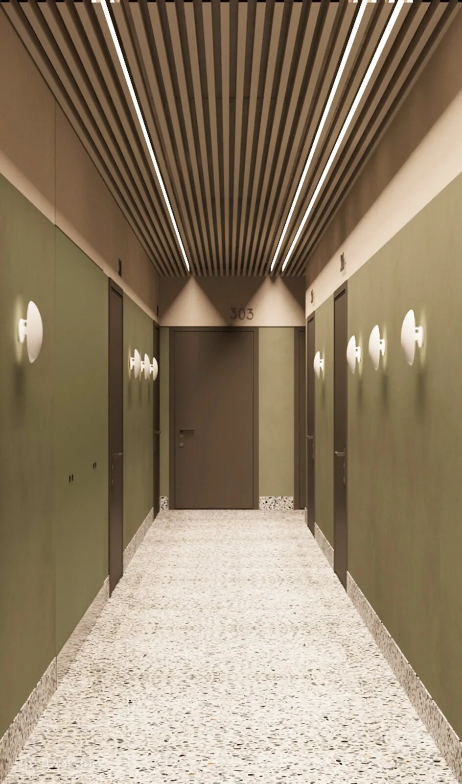 Планировка 2-комнатной квартиры 65.78 м² в ЖК Художники, г. Волгоград — фото 5