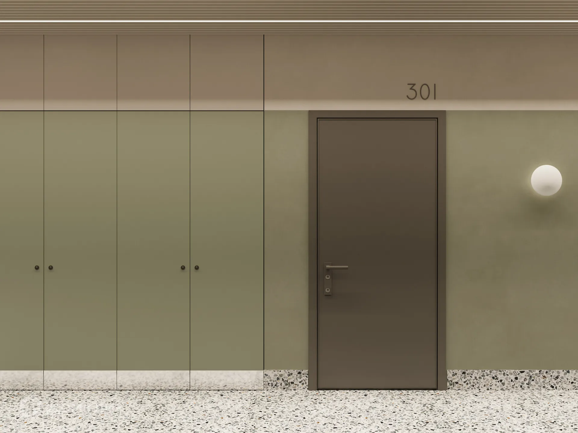 Планировка 2-комнатной квартиры 68.97 м² в ЖК Художники, г. Волгоград — фото 16