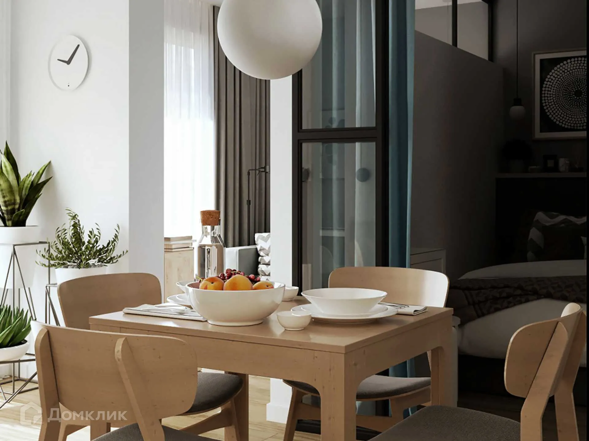 Планировка 1-комнатной квартиры 32.2 м² в ЖК Сияние Квартал на Шолохова, г. Ростов-на-Дону — фото 5