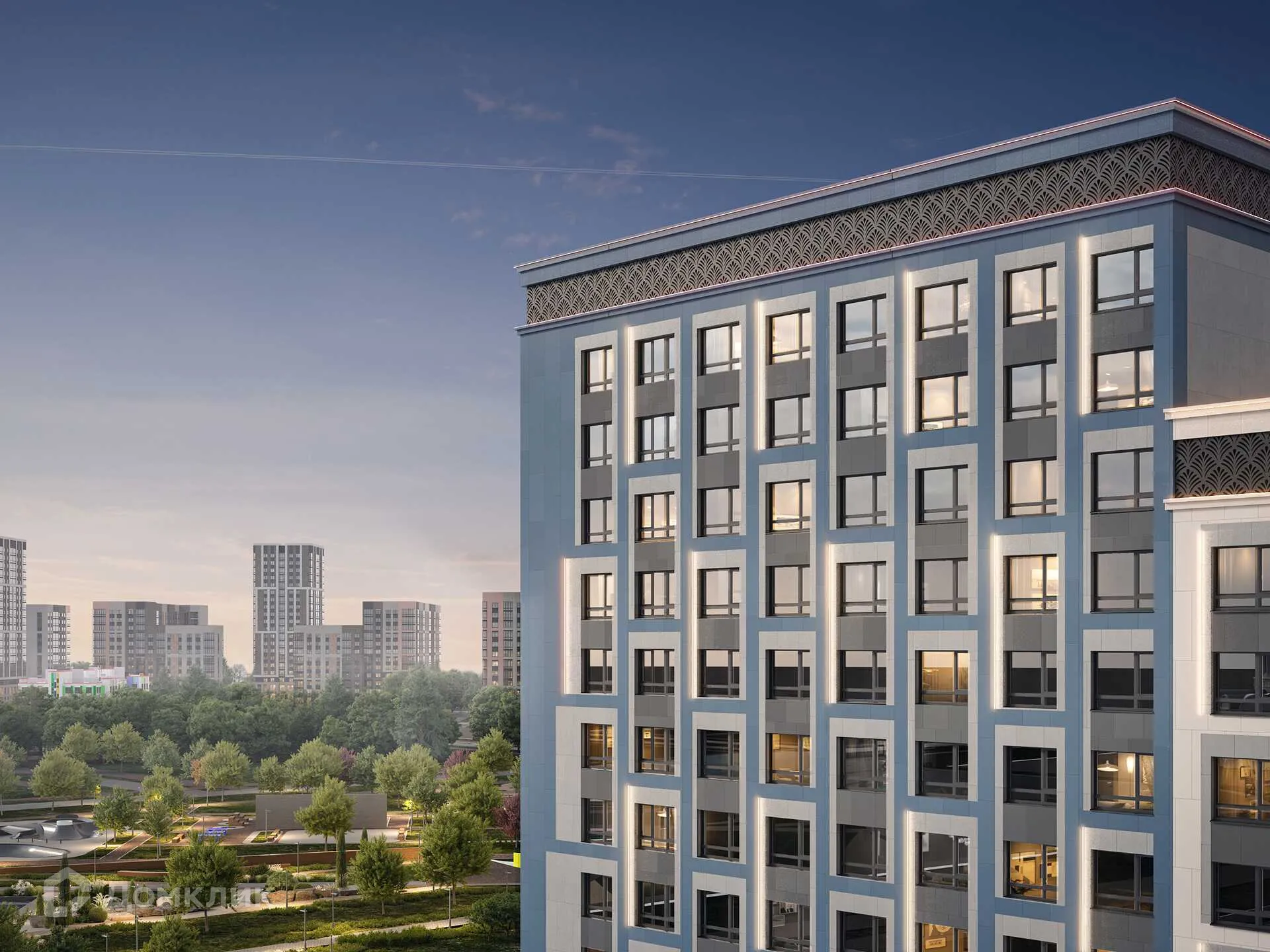 Планировка 1-комнатной квартиры 32.2 м² в ЖК Сияние Квартал на Шолохова, г. Ростов-на-Дону — фото 10