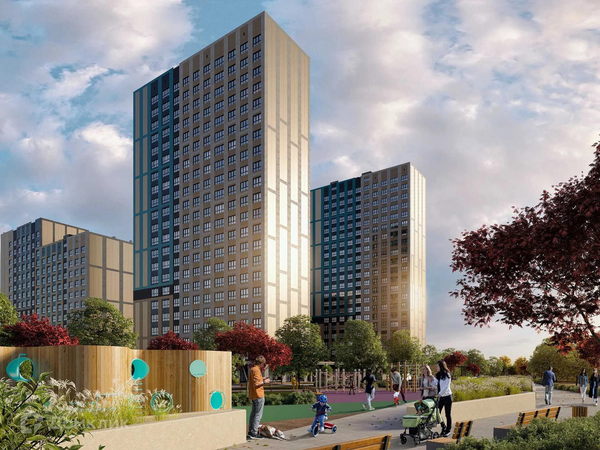 Планировка 1-комнатной квартиры 42.4 м² в ЖК Движение61, г. Ростов-на-Дону — фото 4