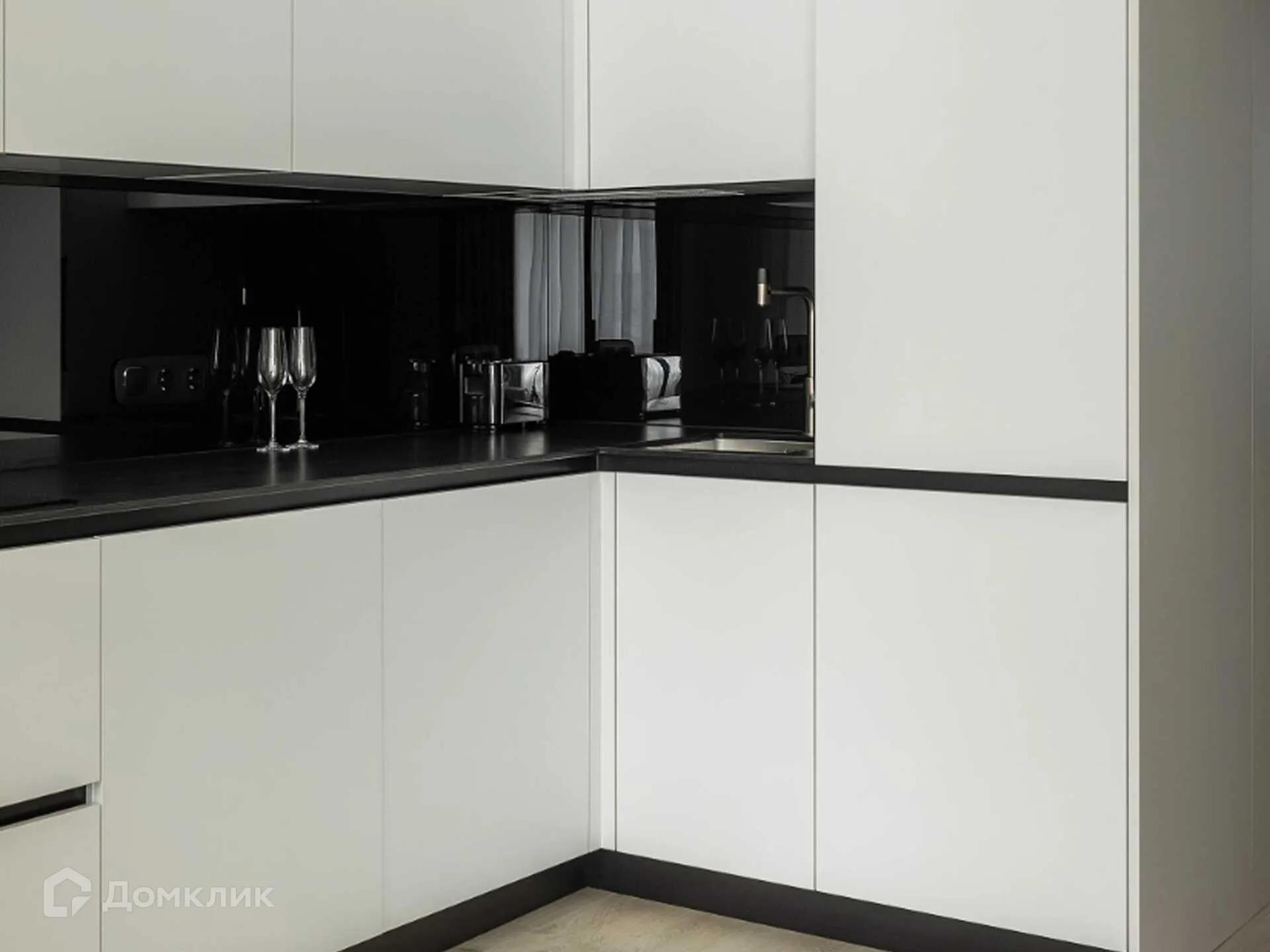 Планировка 1-комнатной квартиры 33.8 м² в ЖК Сияние Квартал на Шолохова, г. Ростов-на-Дону — фото 5