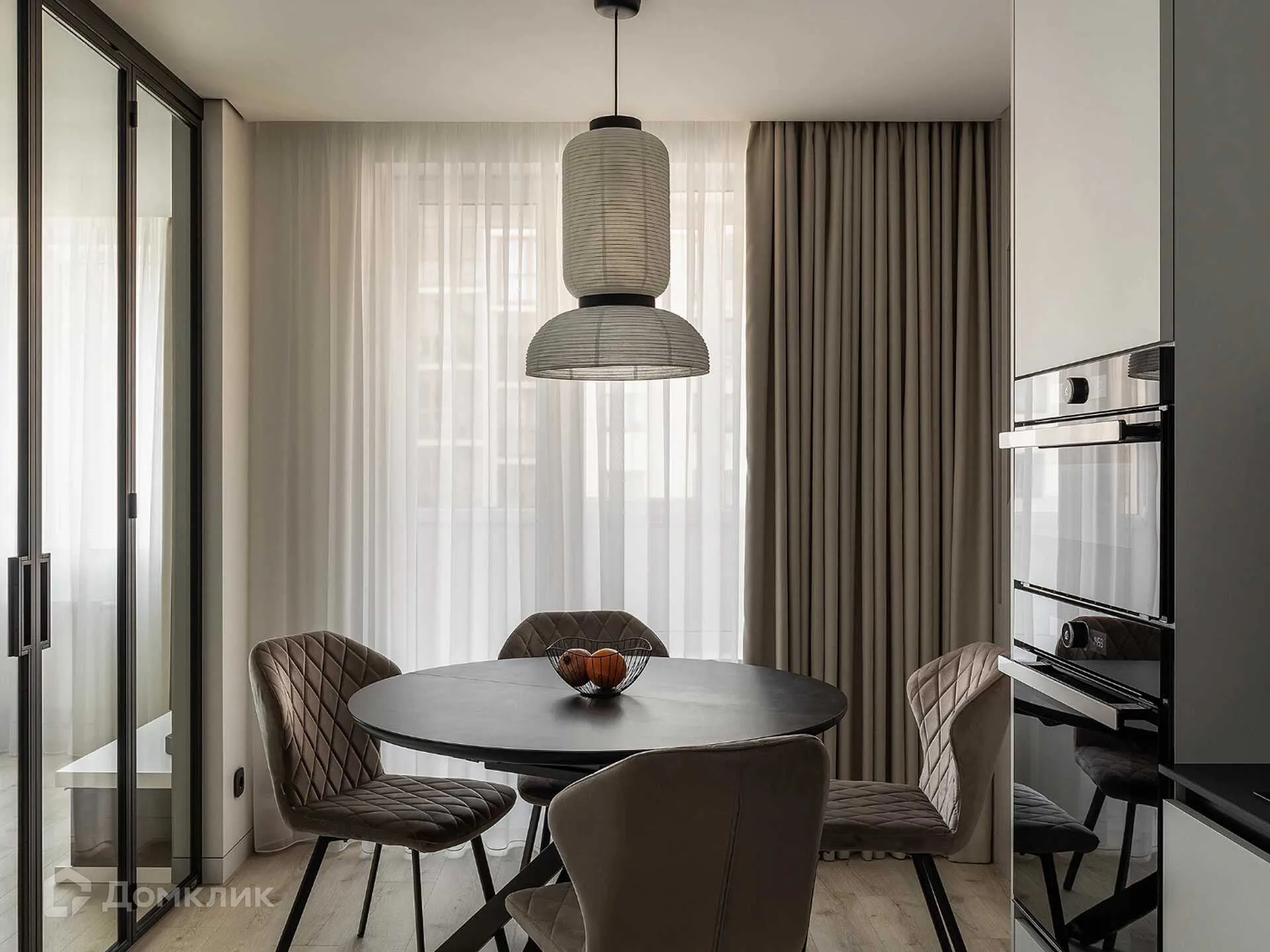 Планировка 1-комнатной квартиры 33.8 м² в ЖК Сияние Квартал на Шолохова, г. Ростов-на-Дону — фото 6