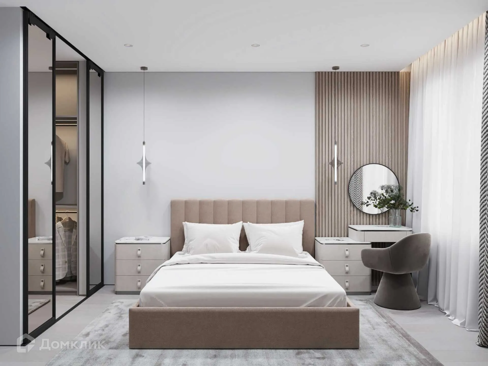 Планировка 3-комнатной квартиры 69.1 м² в ЖК Левобережье, г. Ростов-на-Дону — фото 1